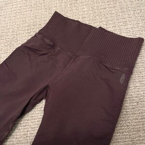 Women's High-Waisted Brown Bike Shorts